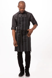Chef works  Presidio Bib Apron- Black - Hospitality Connect