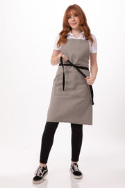 Chef Works Portland Bib Apron- Black - Hospitality Connect