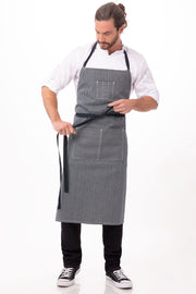 Chef Works Portland Chefs Bib Apron- Indigo Blue - Hospitality Connect
