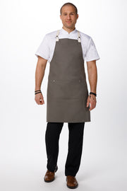 Chef Works Byron Cross-Back Apron- Khaki - Hospitality Connect