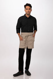 Chef works Logan Half Bistro Apron- Khaki - Hospitality Connect