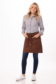 Chef WorksDorset Half Bistro Apron- Rust - Hospitality Connect