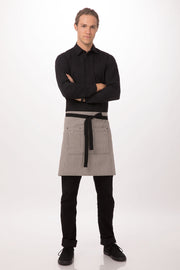 Chef Works Portland Half Bistro Apron- Black - Hospitality Connect