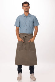 Chef Works Dorset Bistro Apron- Earth Brown - Hospitality Connect