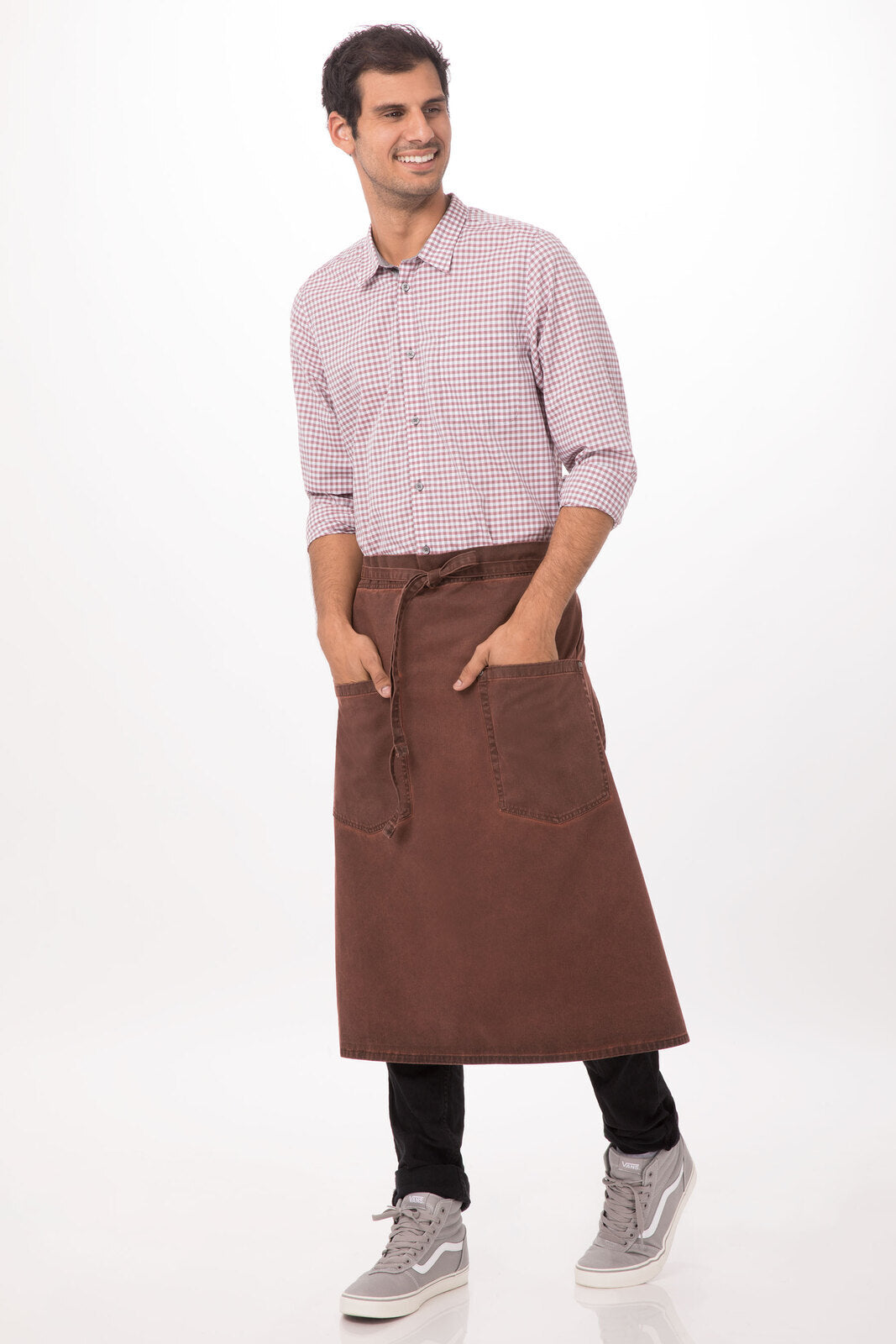 Chef Works Dorset Bistro Apron- Rust - Hospitality Connect