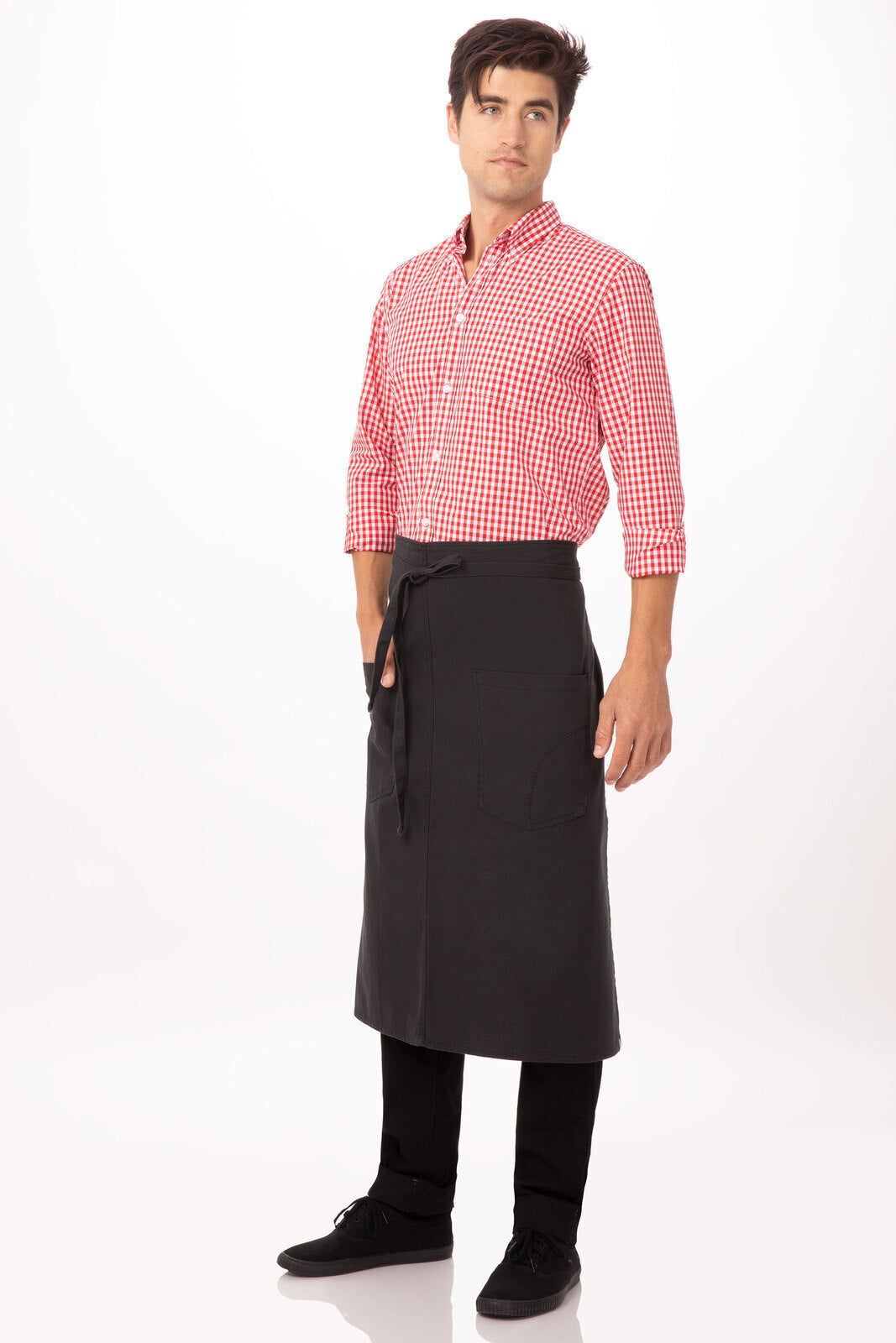 Chef Works Rockford Bistro Apron- Steel Grey - Hospitality Connect