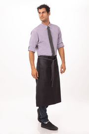 Chef works Boulder Bistro Apron- Purple Black - Hospitality Connect