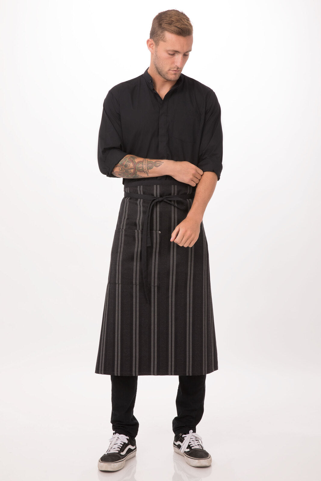 Chef works  Presidio Bistro Apron- Black - Hospitality Connect
