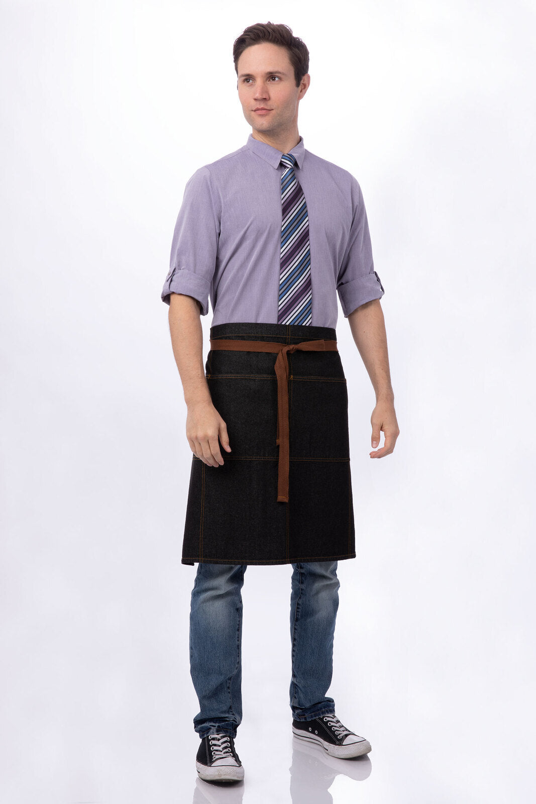 Chef works Memphis Bistro Apron- Black - Hospitality Connect