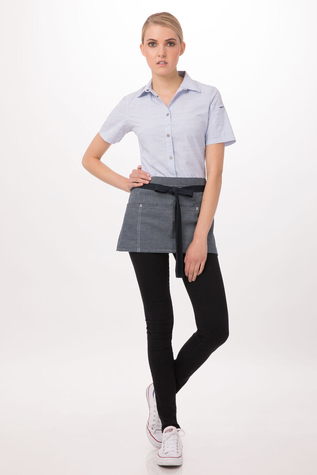 Chef works Portland Waist Apron- Indigo Blue - Hospitality Connect
