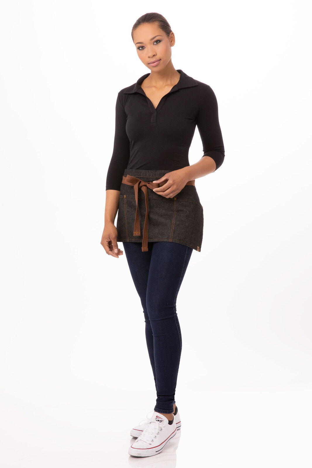 Chef works Memphis Waist Apron- Black - Hospitality Connect