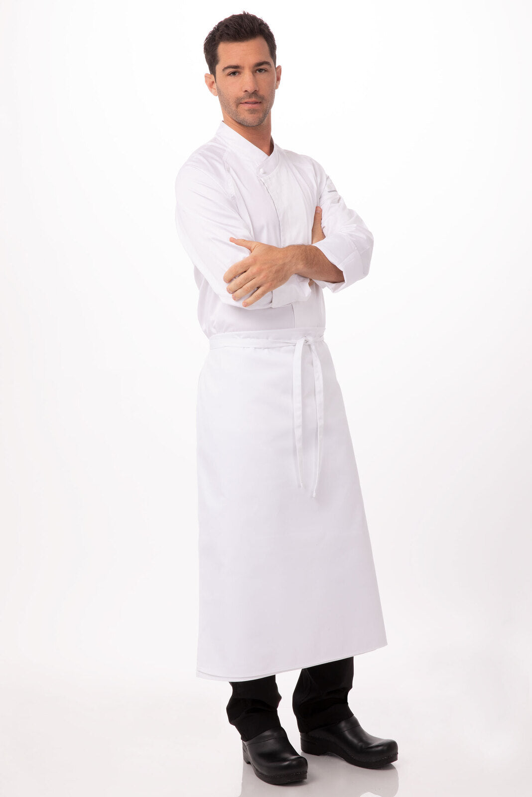 Chef works Long Four-Way Apron- White - Hospitality Connect