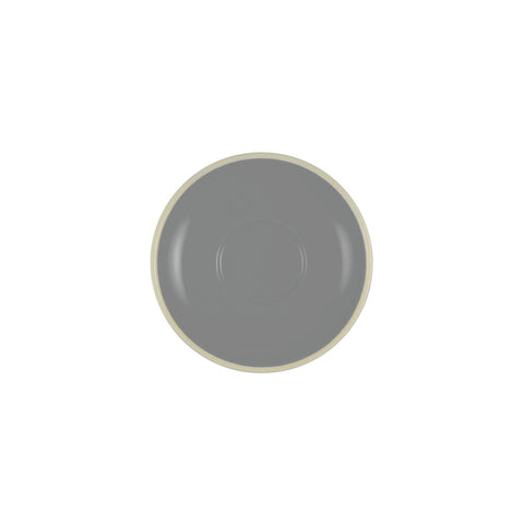 BREW-FRENCH GREY/WHITE ESPRESSO SAUCER TO SUIT BW0500 Box of 6 - Hospitality Connect