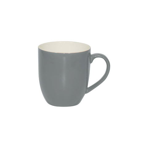 BREW-FRENCH GREY/WHITE MUG 380ml Box of 6 - Hospitality Connect