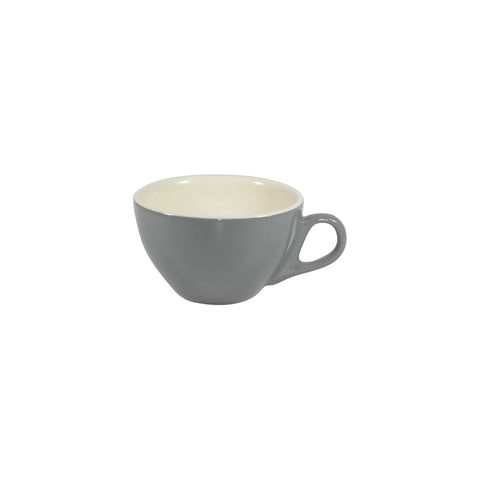 BREW-FRENCH GREY/WHITE CAPPUCCINO CUP 220ml Box of 6 - Hospitality Connect