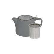 BREW-FRENCH GREY STACKABLE TEAPOT 500ml SS INFUSER/LID - Hospitality Connect