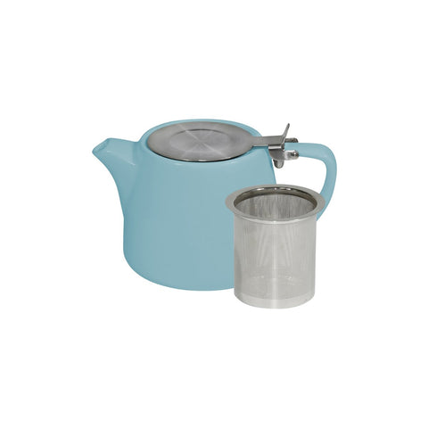 BREW-MAYA BLUE STACKABLE TEAPOT 500ml SS INFUSER/LID - Hospitality Connect