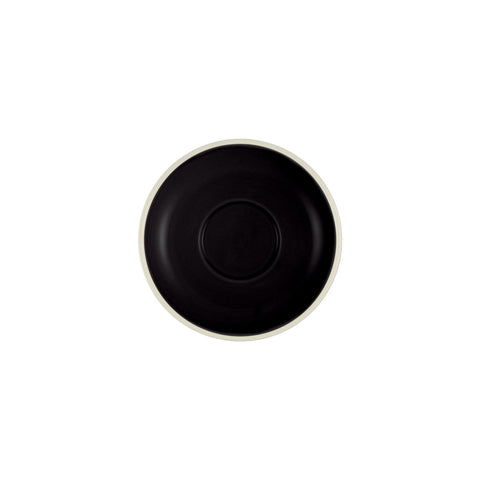 BREW-ONYX/WHITE ESPRESSO SAUCER TO SUIT BW1000 Box of 6 - Hospitality Connect