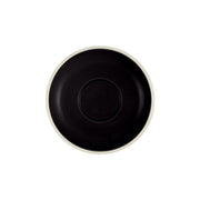 BREW-ONYX/WHITE SAUCER TO SUIT BW1045/24 Box of 6 - Hospitality Connect