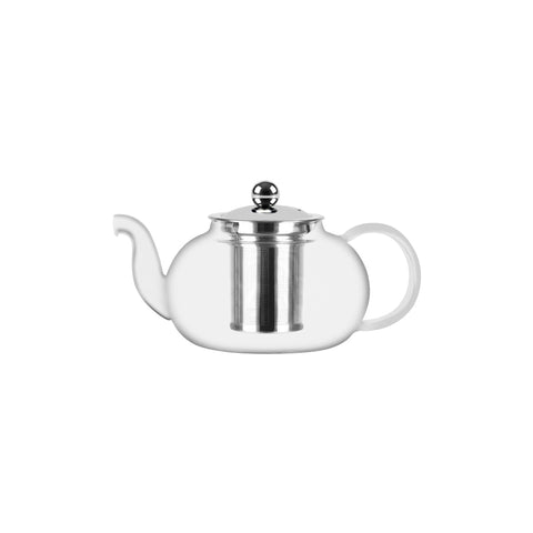 BREW INFUSION GLASS TEAPOT w/FILTER & ABS KNOB 800ml Box of 2 - Hospitality Connect