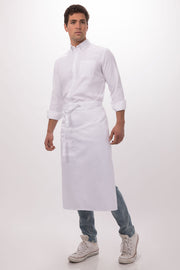 Chef Works  Bistro Apron- White - Hospitality Connect