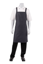Chef Works Cross-Back Bib Apron- Slate - Hospitality Connect
