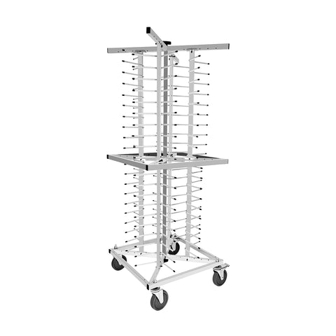 CHEF INOX PLATE STACKING TROLLEY 72 PLATES 600x610x1610mm - Hospitality Connect