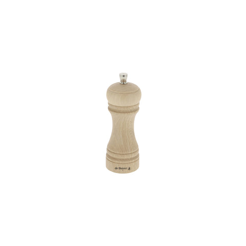 DEBUYER MARLUX JAVA PEPPER MILL 140mm NATURAL - Hospitality Connect
