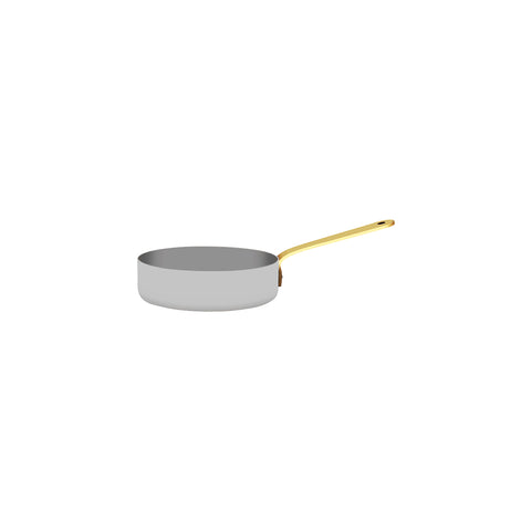 CHEF INOX MINIATURE FRYPAN w/BRASS HDL 120x35mm18/10 - Hospitality Connect