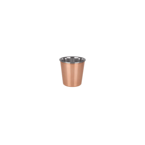 CHEF INOX MINIATURE COPPER POT S/S INTERIOR 100x100mm - Hospitality Connect