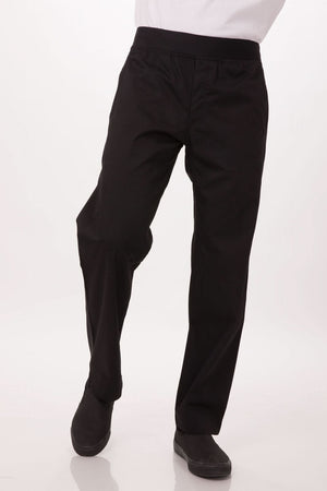 Chef Works Lightweight Slim Men's Chef Pants - Black - Hospitality Connect