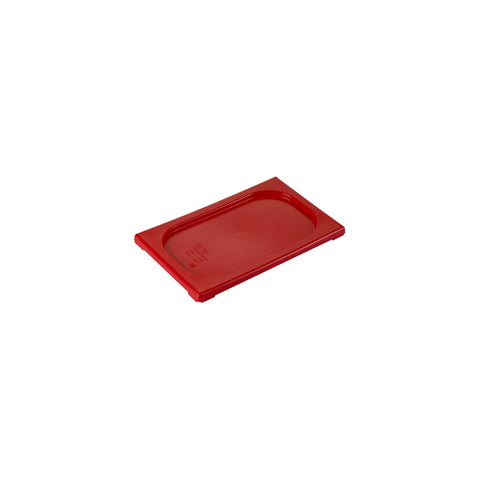 LID-POLYPROP GN 1/4 RED - Hospitality Connect