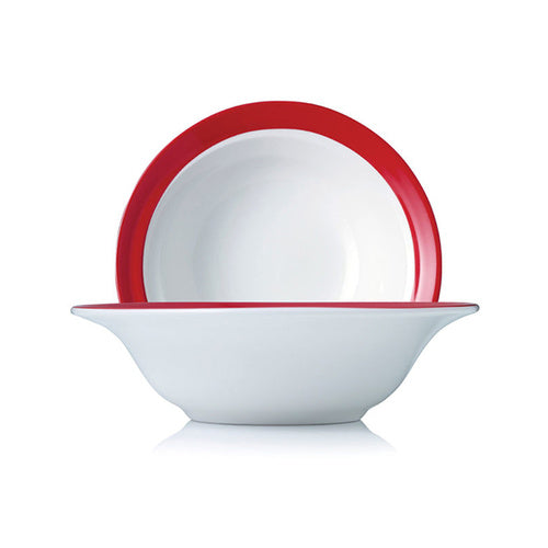 MAXADURA RESONATE-SWEET/FRUIT BOWL 170x50mm 300ml RED BAND Box of 12 - Hospitality Connect