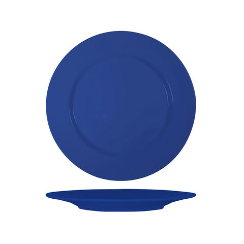 SUPERWARE DARK BLUE ROUND PLATE RAISED RIM 260mm Box of 6 - Hospitality Connect