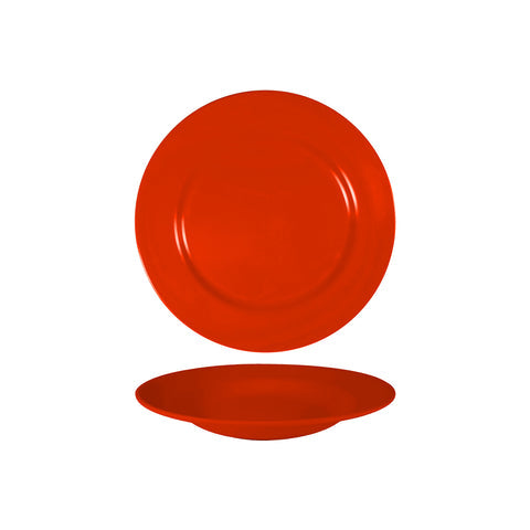 SUPERWARE RED ROUND SOUP PLATE 230mm Box of 6 - Hospitality Connect