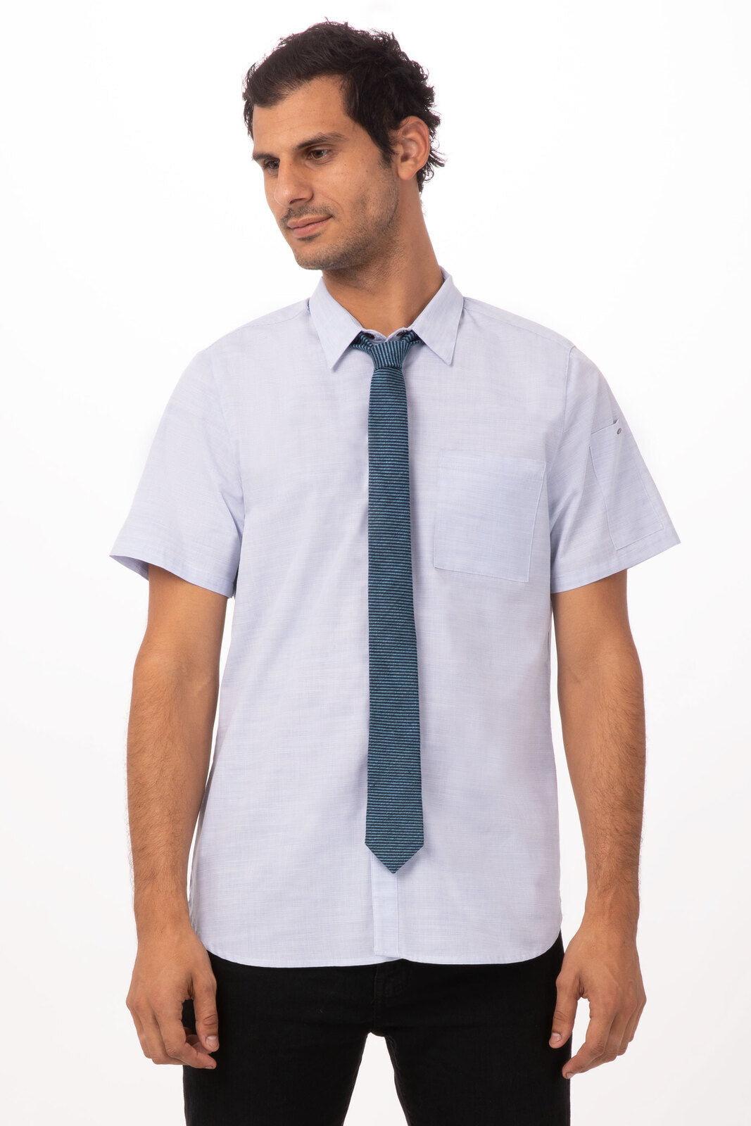 Chef Works Striped Urban Neck Tie- Blue - Hospitality Connect