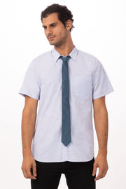 Chef Works Striped Urban Neck Tie- Blue - Hospitality Connect