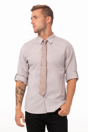 Textured Urban Neck Tie- Brown - Hospitality Connect