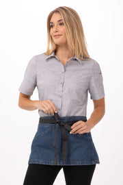 Chef Works Berkeley Snap-On Waist Ties- Grey - Hospitality Connect