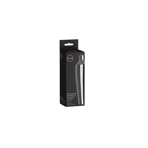 ZANZI PARISIAN COCKTAIL SHAKER 2pc GUN METAL 500ml - Hospitality Connect