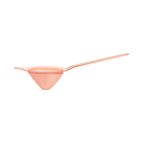 ZANZI SNUB NOSE MESH STRAINER ROSE GOLD 234x85x40mm - Hospitality Connect