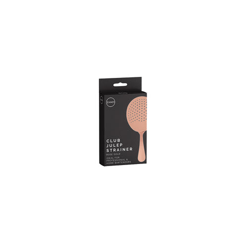 ZANZI CLUB JULEP STRAINER ROSE GOLD 163x97x16mm - Hospitality Connect
