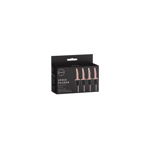 ZANZI SPEED POURER ROSE GOLD 113x29mm (PACK OF 4) - Hospitality Connect