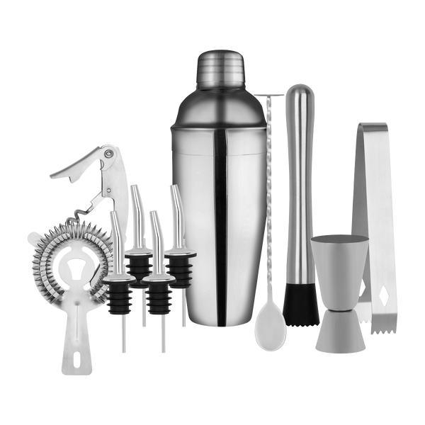 ZANZI COCKTAIL SET 11pc S/S IN BARTENDER BAG - Hospitality Connect