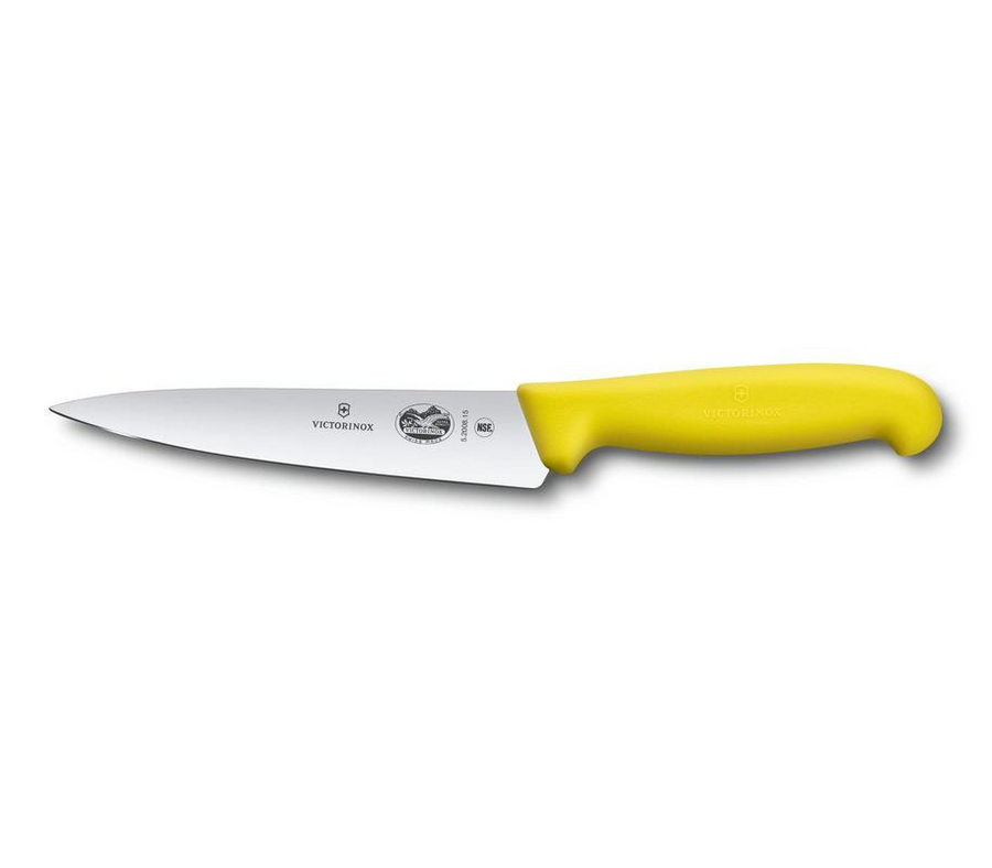 Victorinox Cooks - Carving Knife,25cm,Fibrox - Yellow - Hospitality Connect