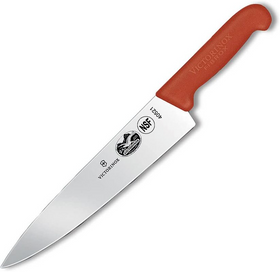 Victorinox Cooks - Carving Knife,25cm,Fibrox - Red - Hospitality Connect