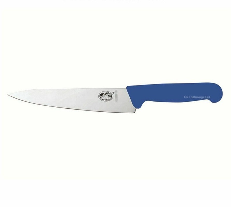 Victorinox Cooks - Carving Knife,19cm,Fibrox - Blue - Hospitality Connect