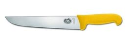 Victorinox Butchers Knife,18cm,Straight Back Blade,Fibrox - Yellow - Hospitality Connect